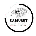 Logo Samubit con sfondo bianco